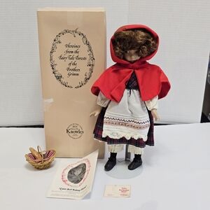 Vintage Doll Dianna Effner Ashton-Drake Little Red Riding Hood Knowles 1989